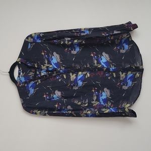 Reiss Black Top. Size 4. 100% Silk